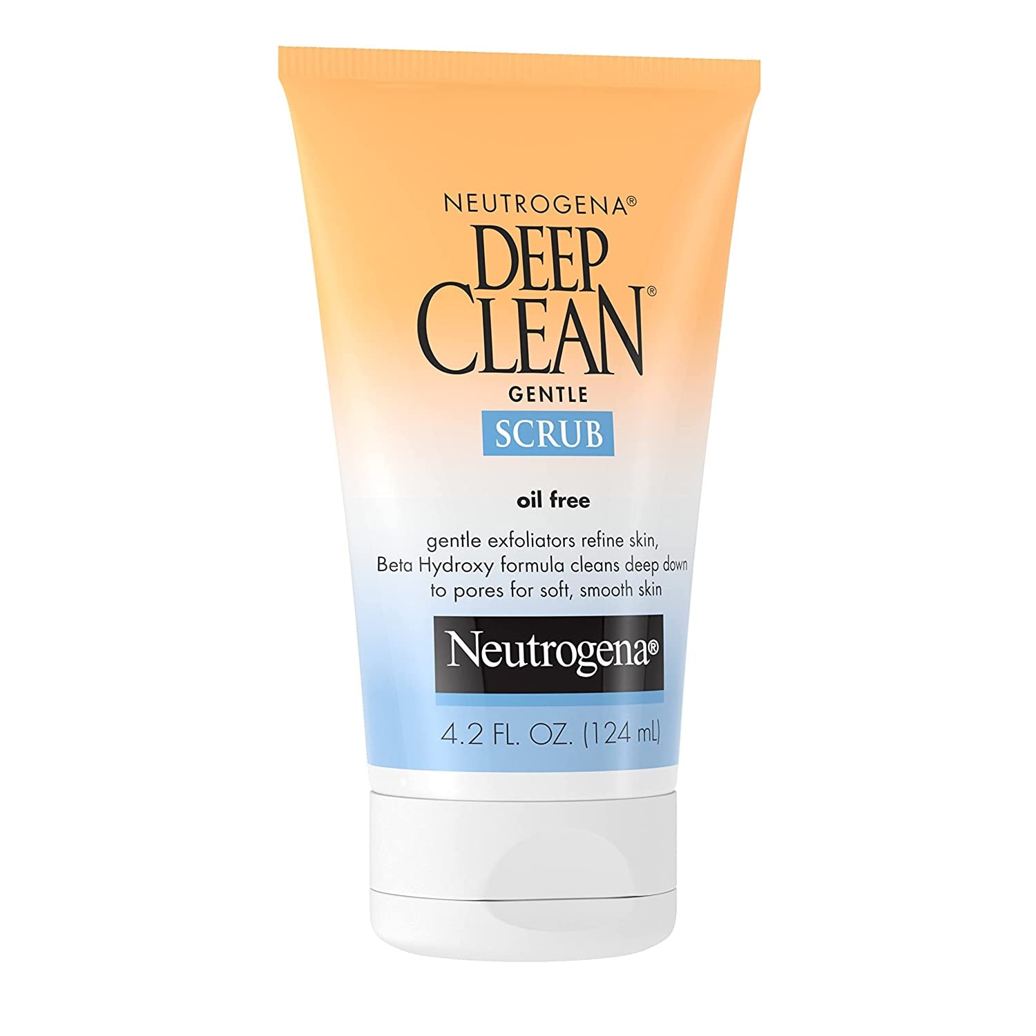 Neutrogena Deep Clean Gentle Daily Facial Scrub, Oil-Free Cleanser 4.2 Fl. Oz