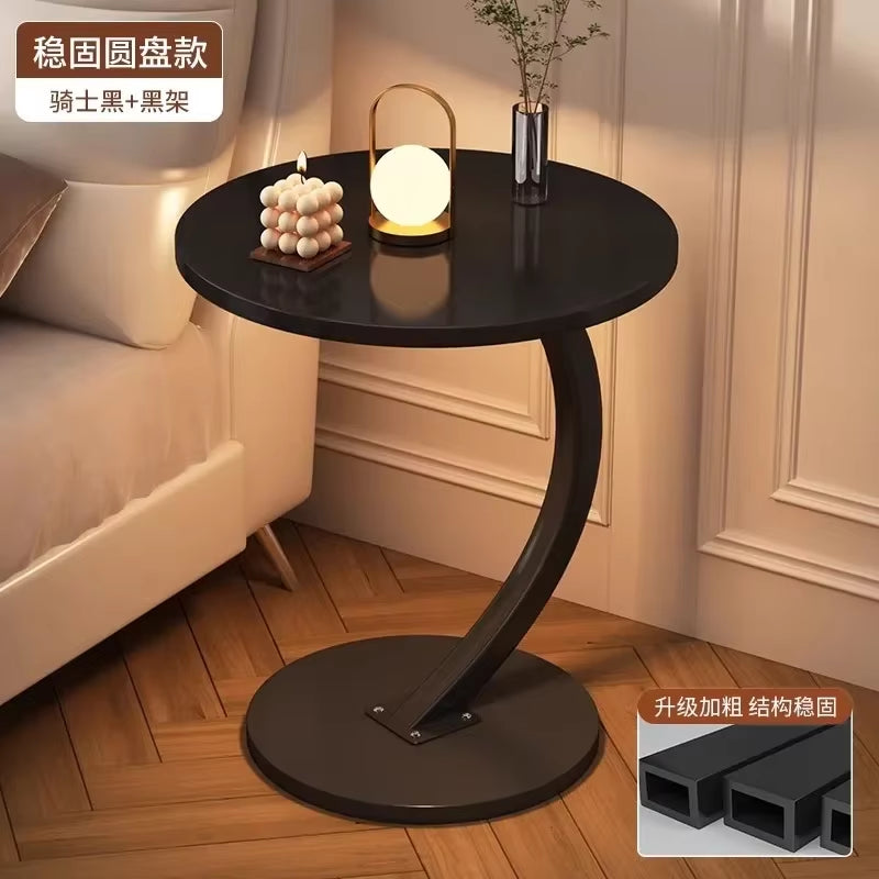 Ergonomic round Coffee Tables Breakfast Coffee Aesthetic Luxury Small Side Table Space Saving Bistro Simple Hotel Furniture