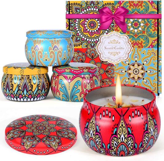 Gifts for Mom, HOTIOGA Mom Gifts from Daughter and Son Funny Scented Candles Mother Presents for Christmas Mothers Day Birthday Thanksgiving