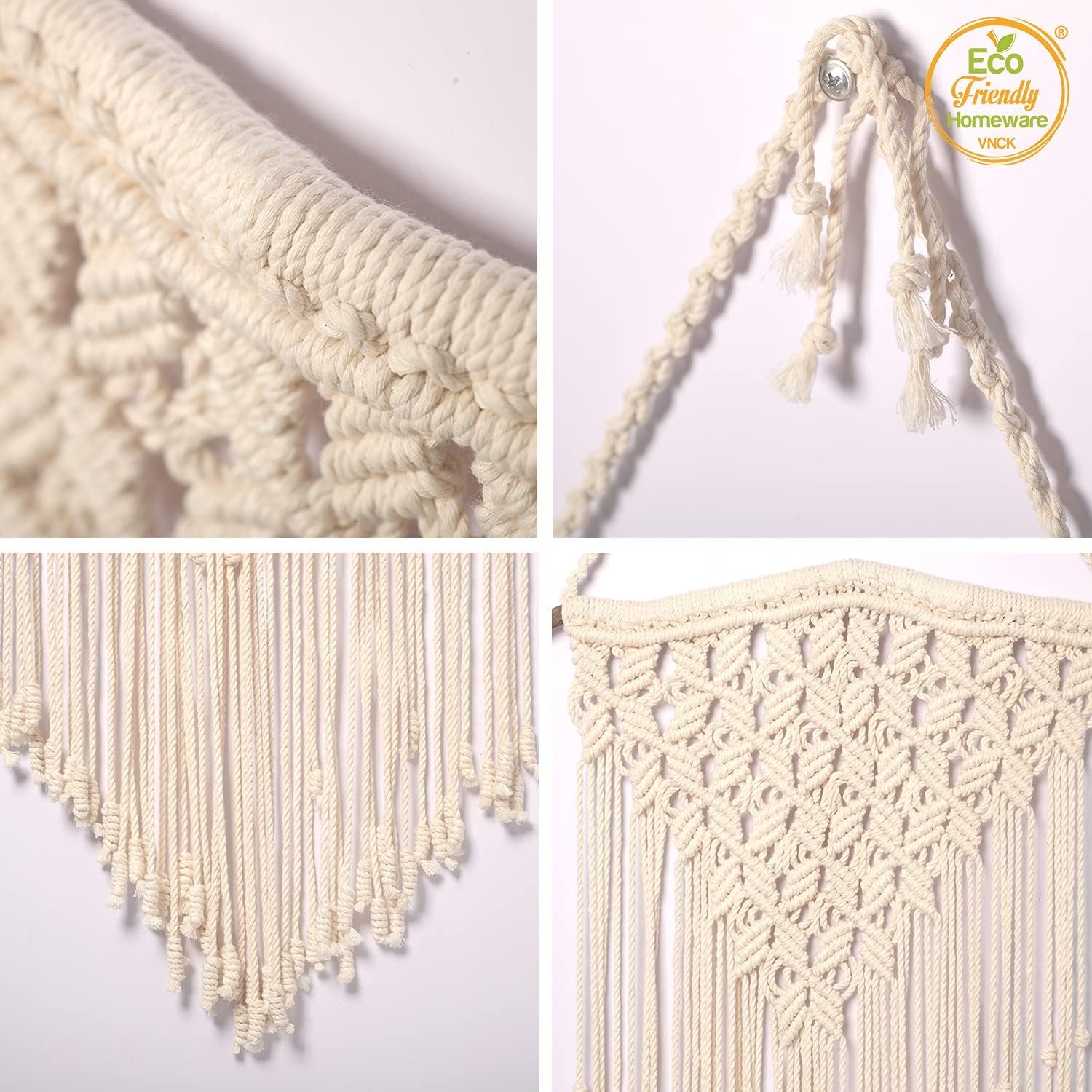 Boho Macrame Wall Hanging Large, Macrame Decor, Boho Wall Art, Macrame Tapestry, Large Macrame Wall Decor, Macromay Wall Decor, Woven Wall Hanging, Wall Hanging Decor, Woven Tapestry 15" X 32", Beige