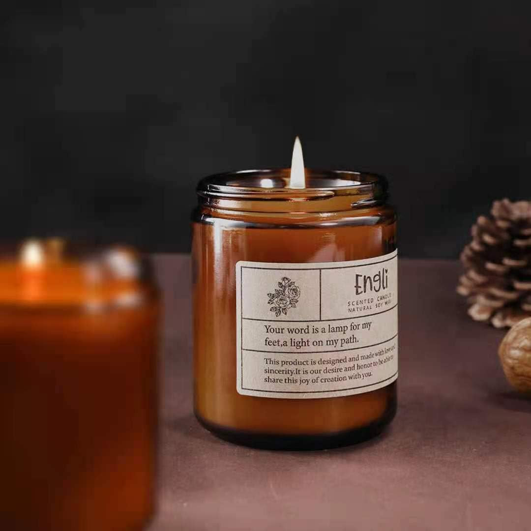 Scented Candles Lavender & Eucalyptus, Aromatherapy Candles,40 Hour Long Lasting Soy Candle