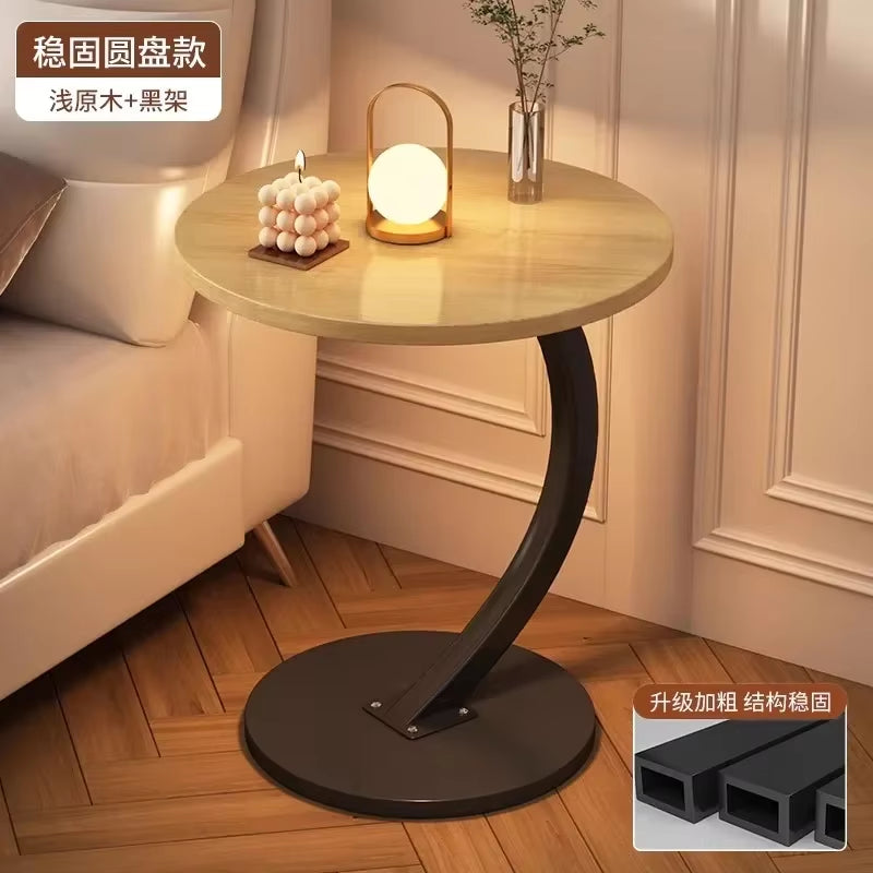 Ergonomic round Coffee Tables Breakfast Coffee Aesthetic Luxury Small Side Table Space Saving Bistro Simple Hotel Furniture