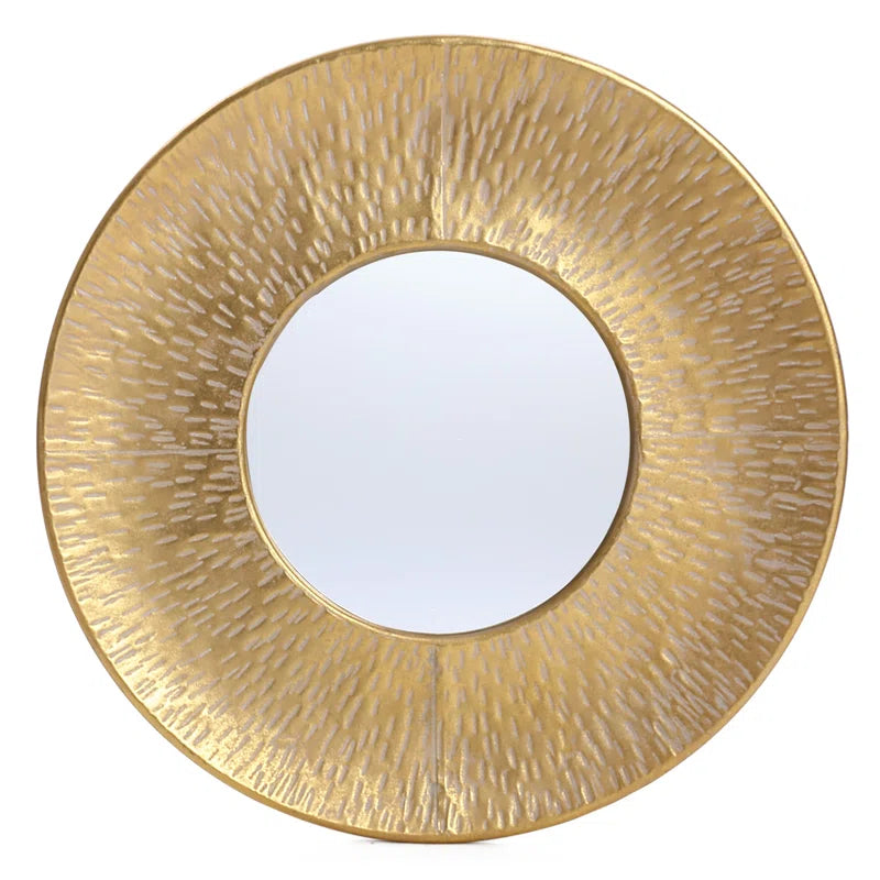 Mikaylee Metal round Mirror
