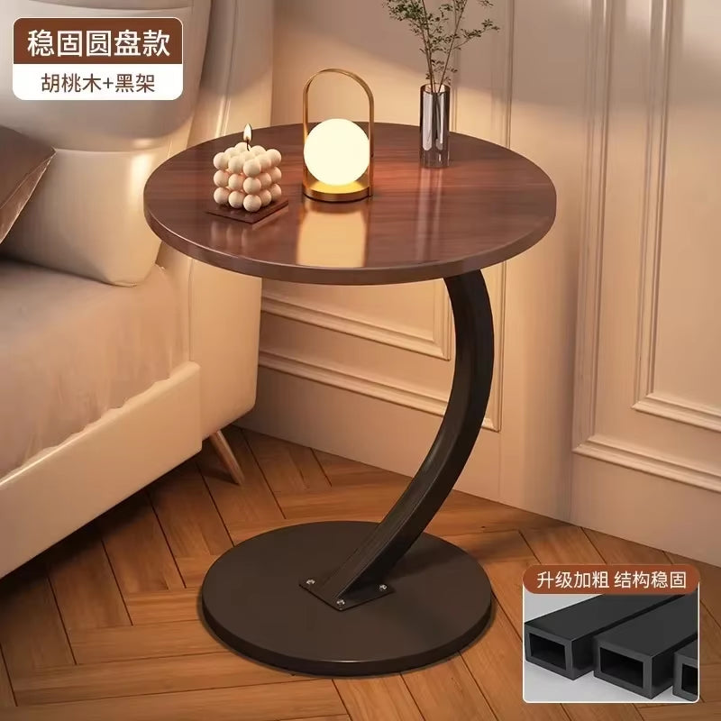 Ergonomic round Coffee Tables Breakfast Coffee Aesthetic Luxury Small Side Table Space Saving Bistro Simple Hotel Furniture