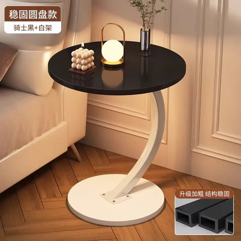 Ergonomic round Coffee Tables Breakfast Coffee Aesthetic Luxury Small Side Table Space Saving Bistro Simple Hotel Furniture