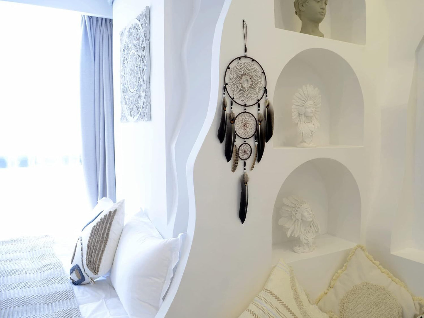 Large Dream Catchers for Bedroom Adult Brown Boho Dream Catcher Wall