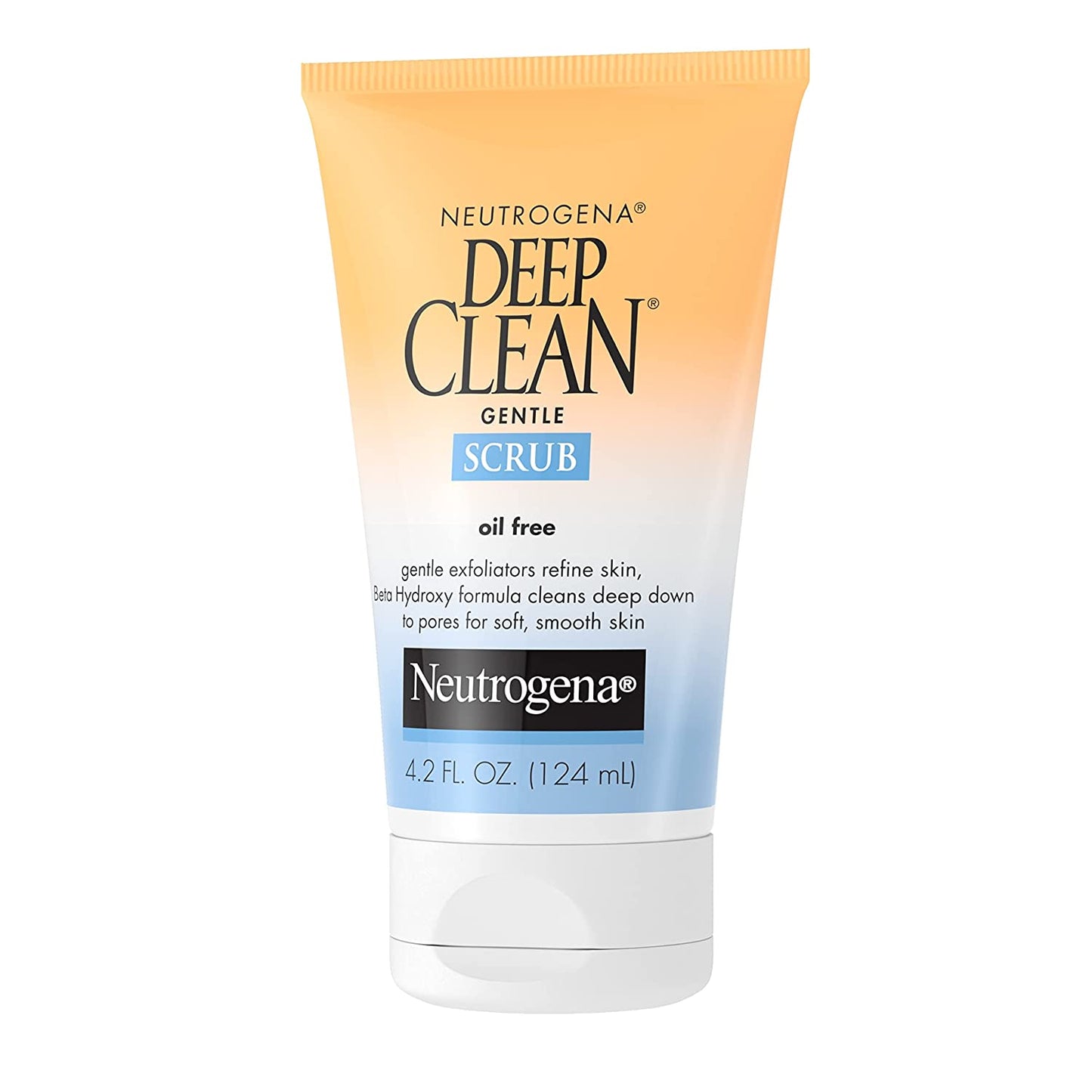 Neutrogena Deep Clean Gentle Daily Facial Scrub, Oil-Free Cleanser 4.2 Fl. Oz